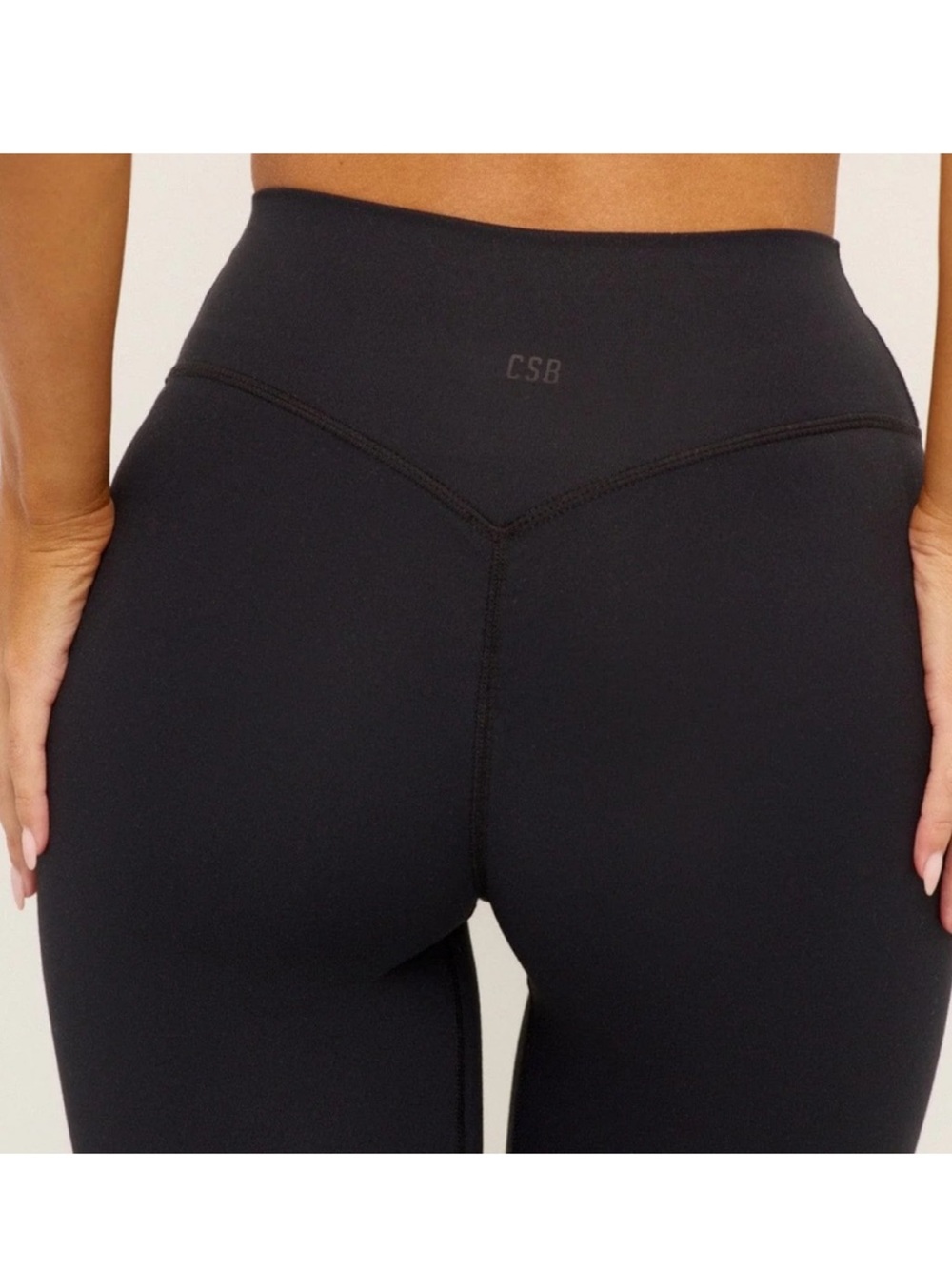 CROP SHOP BOUTIQUE CSB Form Invisible Scrunch Capri - Black - Size medium - Picture 4 of 9
